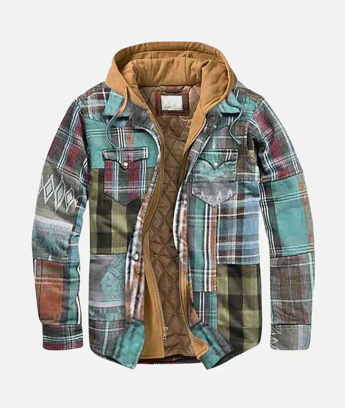 ALFONSO | Chaqueta patchword estampada