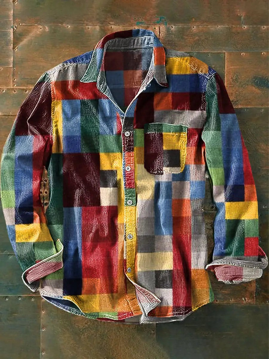 JOEL | Camisa de manga larga estampada