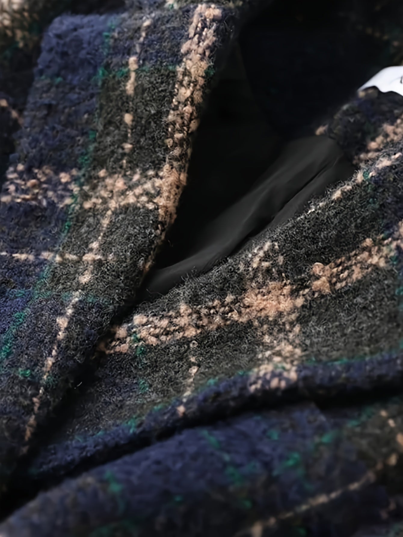 AVA | Abrigo clásico de lana estampado