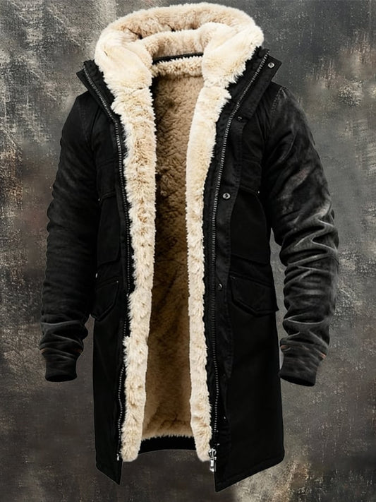 NIVARA | Abrigo medio con piel