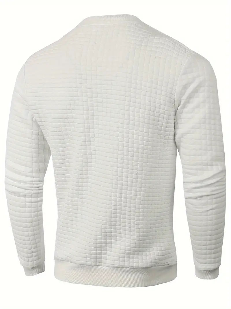 MASON | Sudadera texturizada de cuello redondo