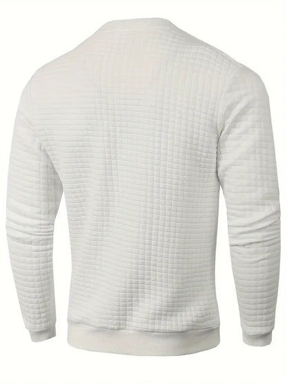 MASON | Sudadera texturizada de cuello redondo