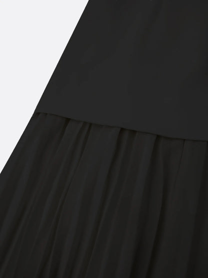 ELVIRA | Vestido largo plisado de diseño