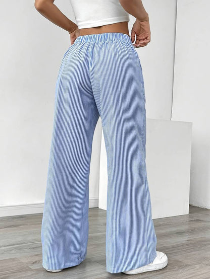 DOMÍNICA | Pantalón ancho rayado