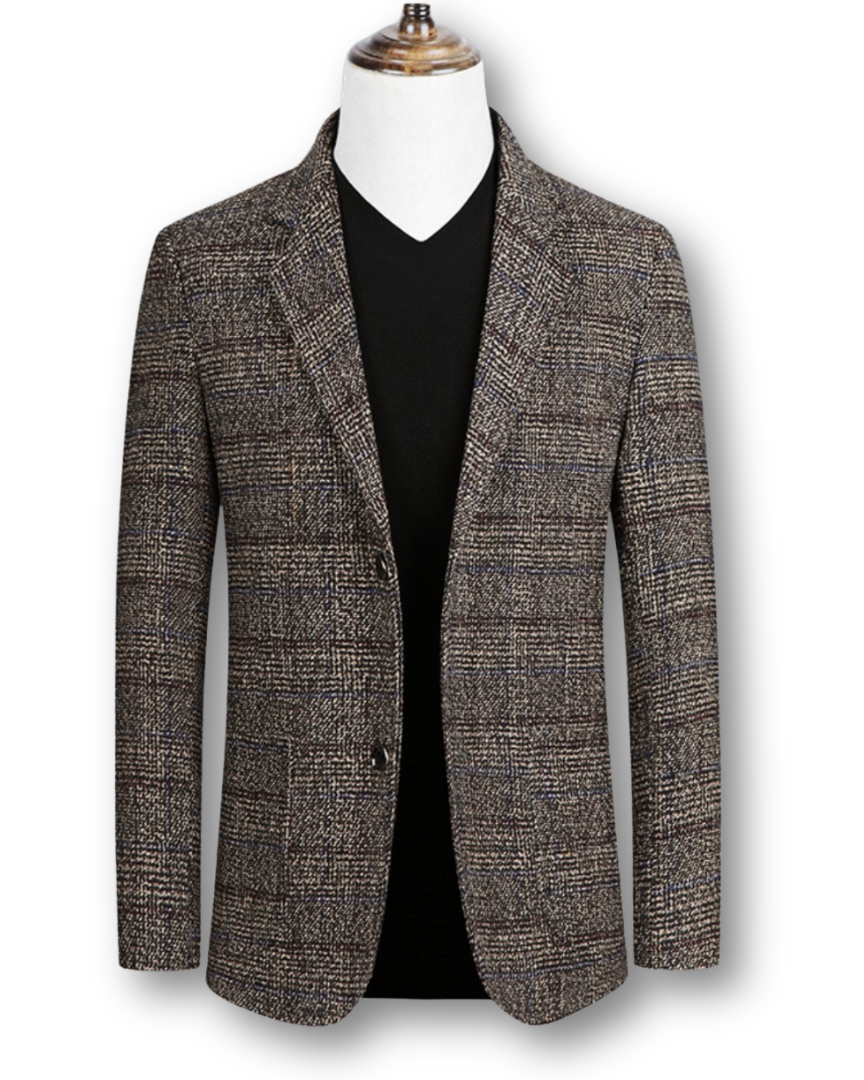 DAVID | Blazer en tejido escocés