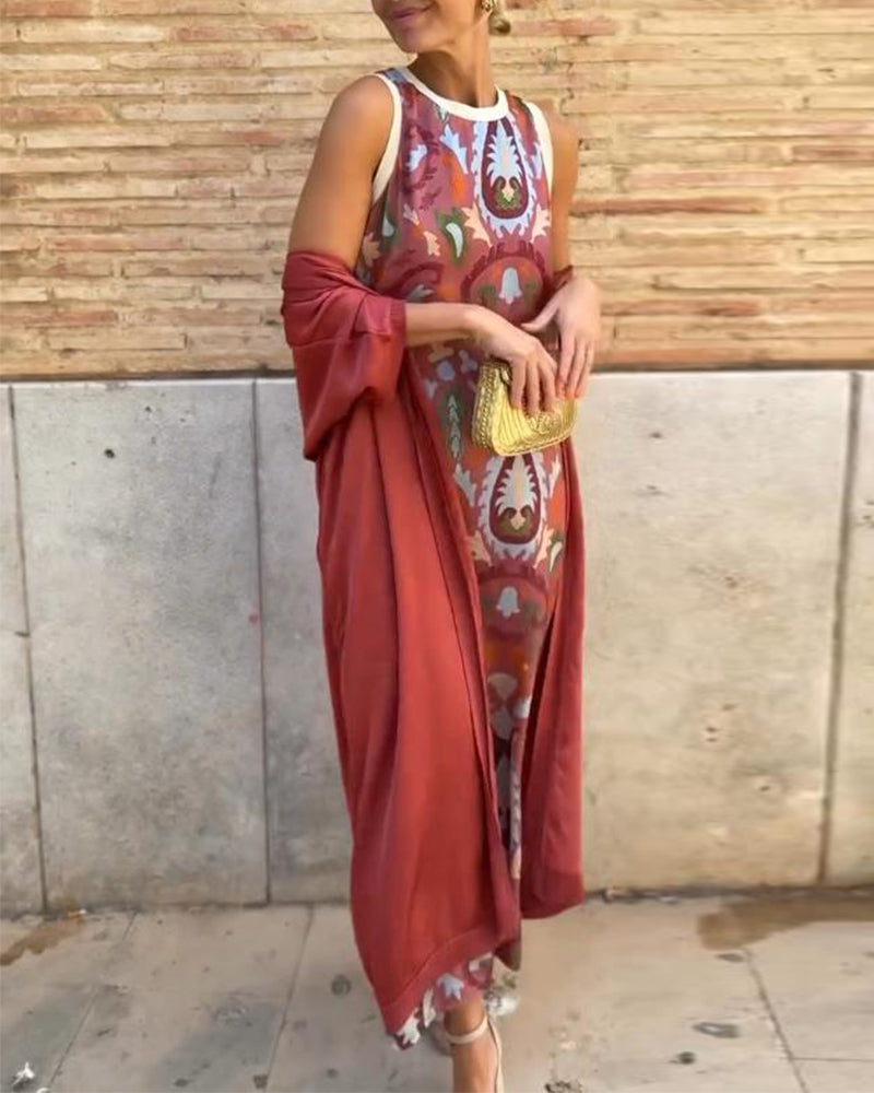 BELLA | Vestido estampado de temporada