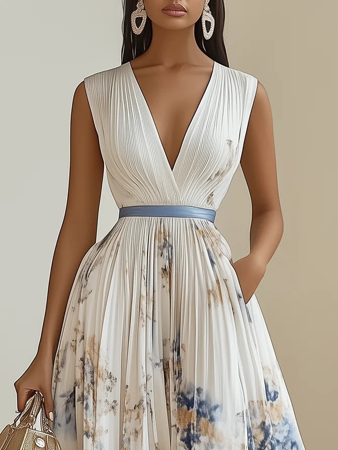 ISABEL | Vestido estampado elegante