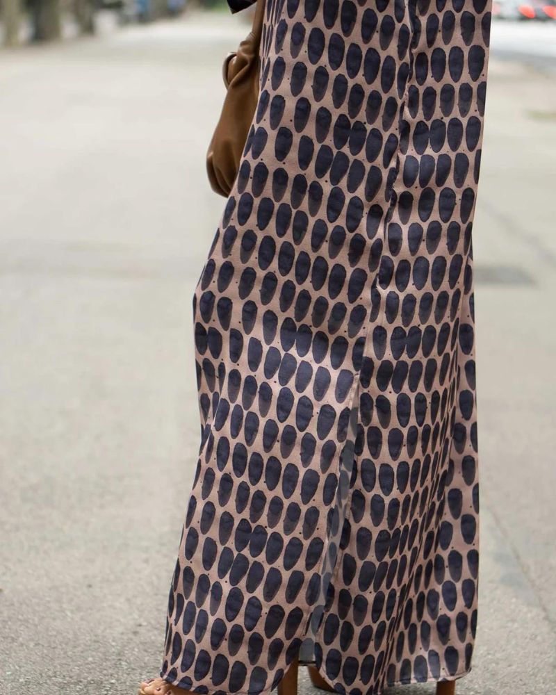 ANA | Vestido maxi estampado de temporada