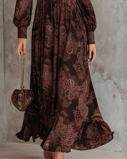 IRIS | Vestido midi con estampado