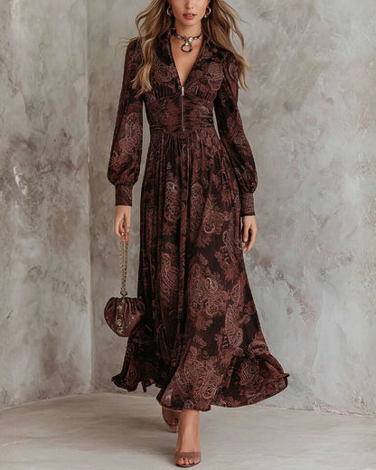IRIS | Vestido midi con estampado