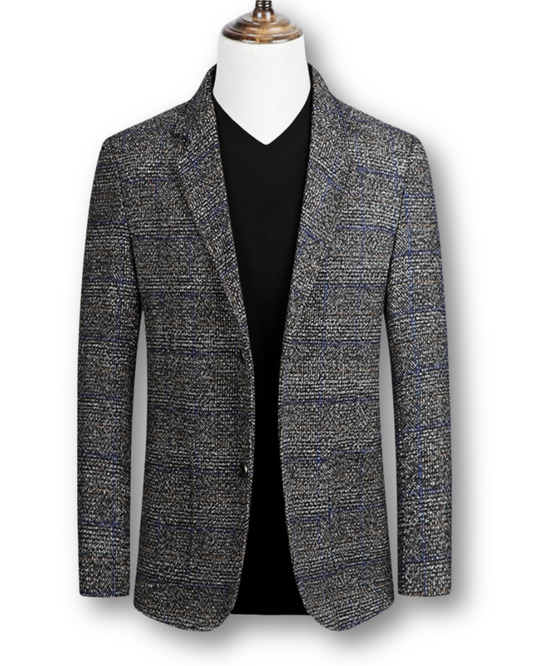 DAVID | Blazer en tejido escocés