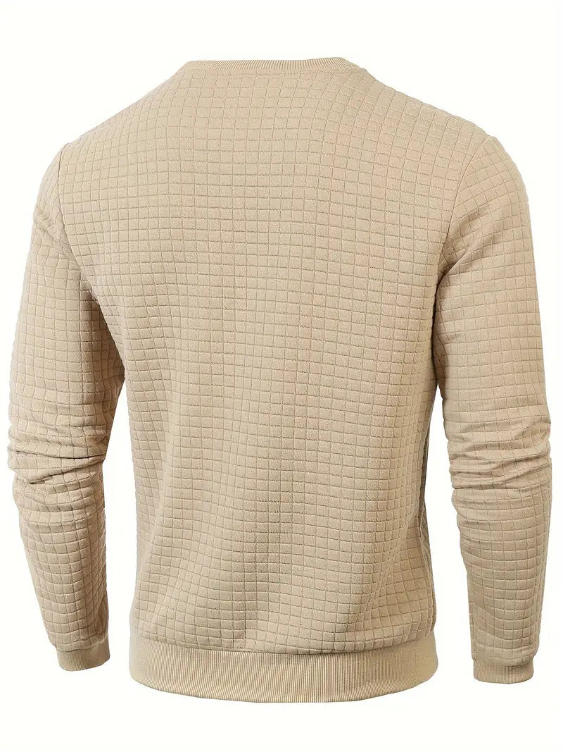 MASON | Sudadera texturizada de cuello redondo