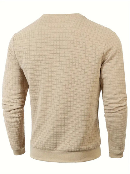 MASON | Sudadera texturizada de cuello redondo