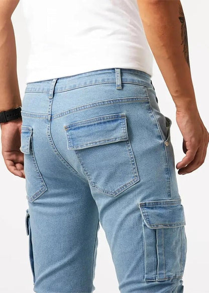 MARINO | Pantalón cargo strecht