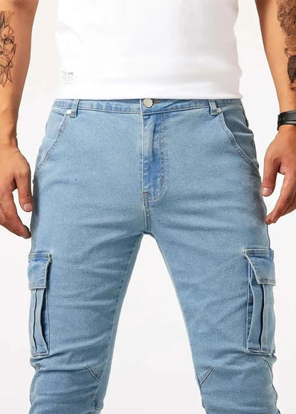 MARINO | Pantalón cargo strecht