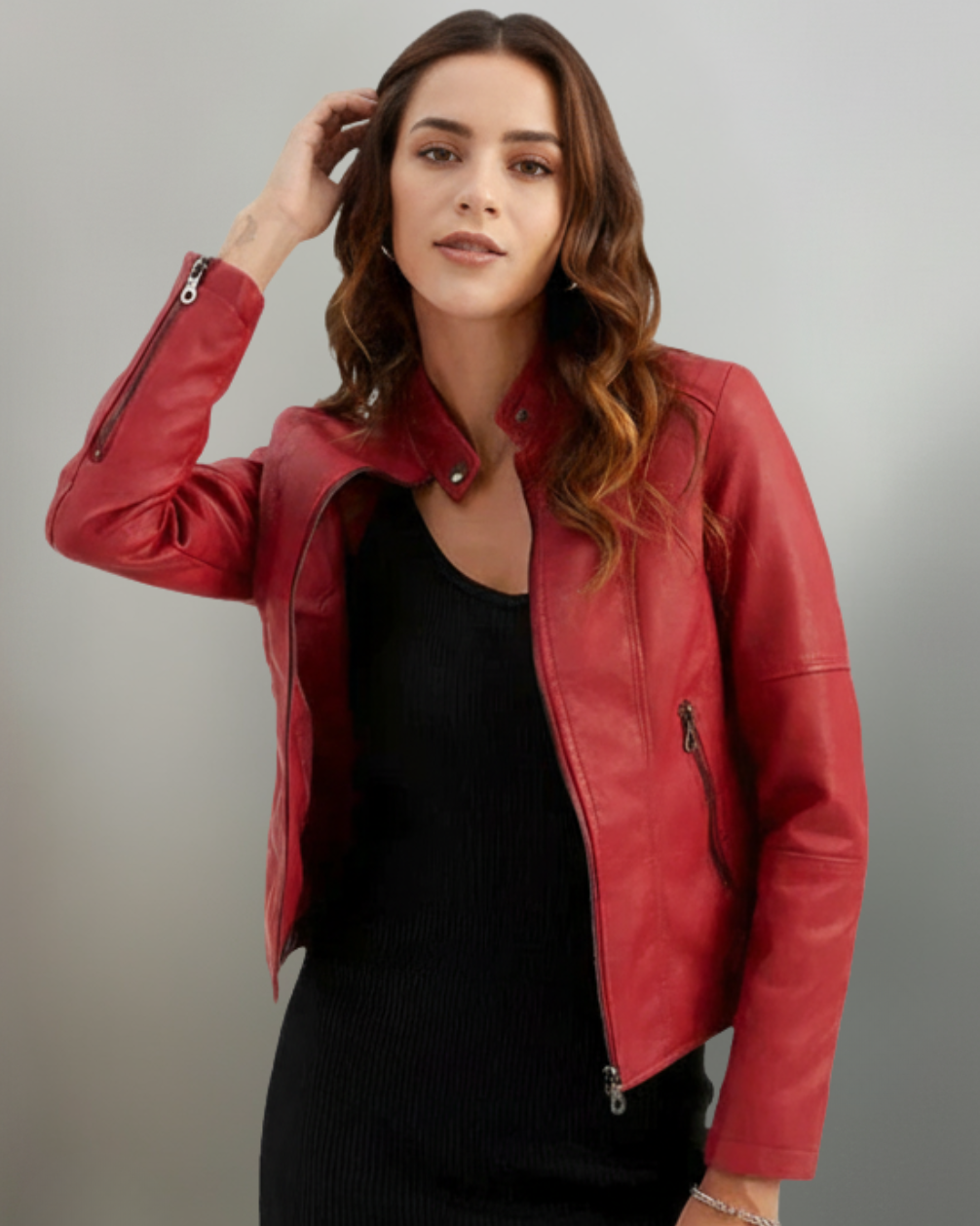 EVELYN | Chaqueta de cuero.