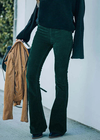 CHLOE | Pantalones acampanados de pana