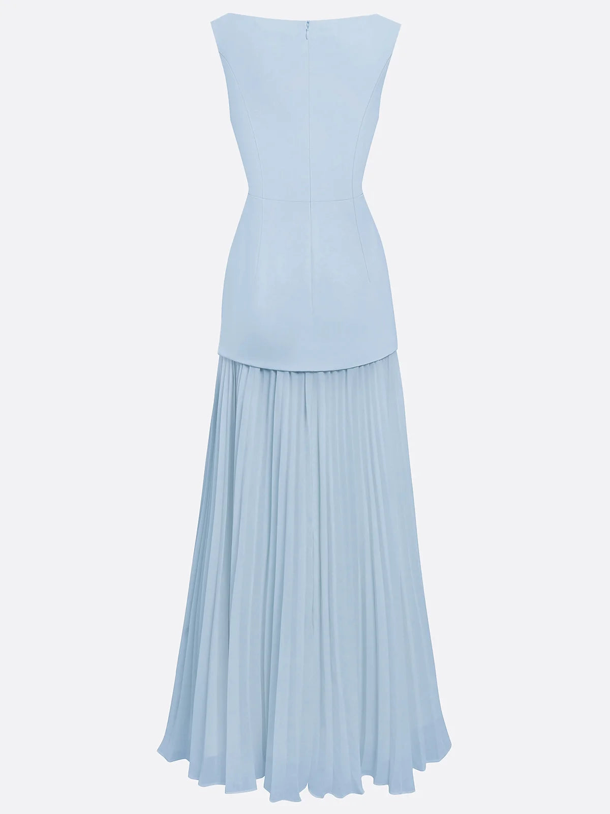 ELVIRA | Vestido largo plisado de diseño