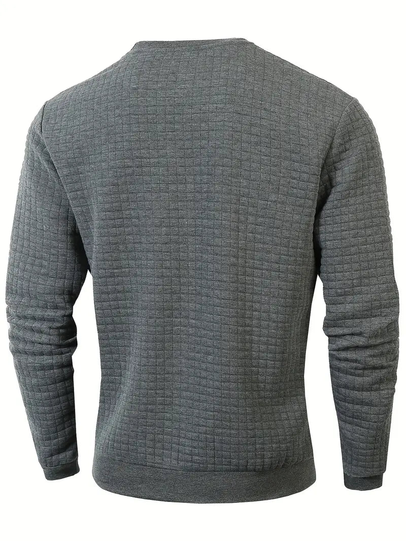MASON | Sudadera texturizada de cuello redondo