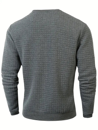 MASON | Sudadera texturizada de cuello redondo