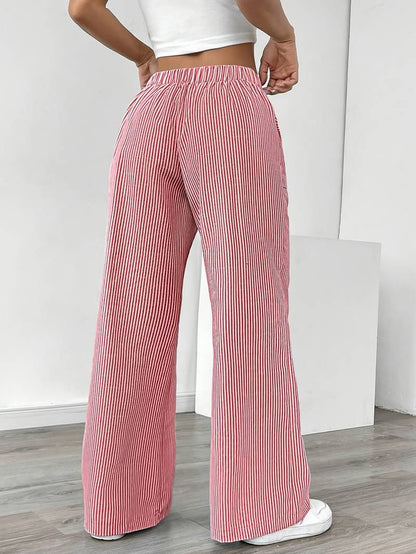 DOMÍNICA | Pantalón ancho rayado
