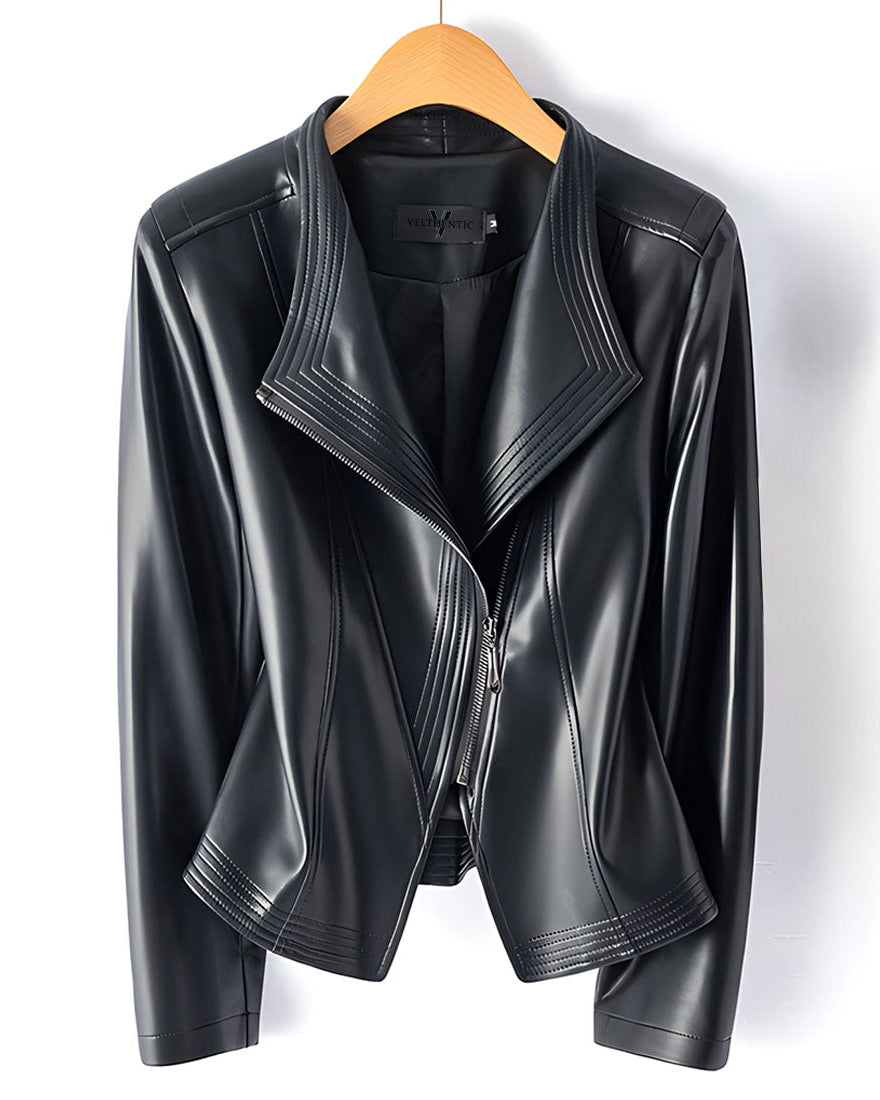 AURA | Chaqueta motera de piel