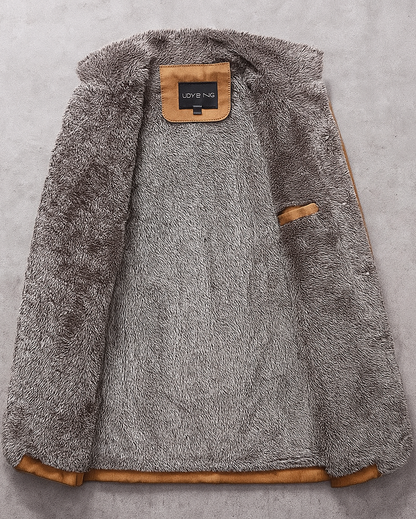 ALONSO | Abrigo clásico de ante