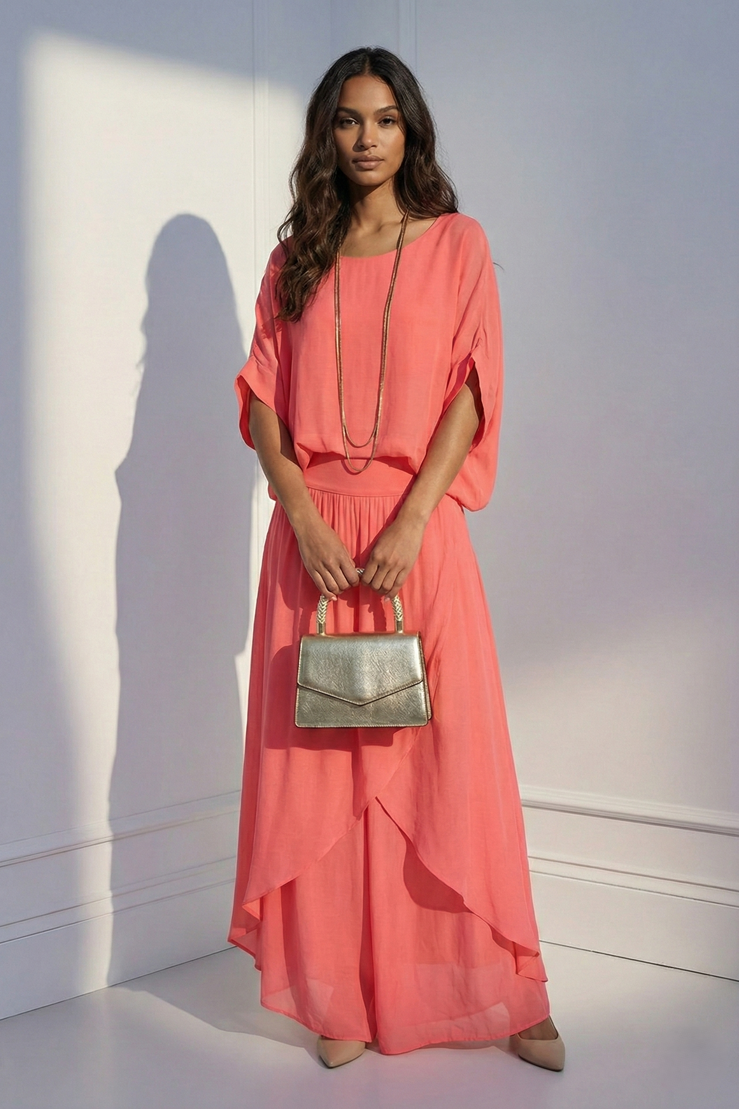 VEGA  | Conjunto fluido de chifón