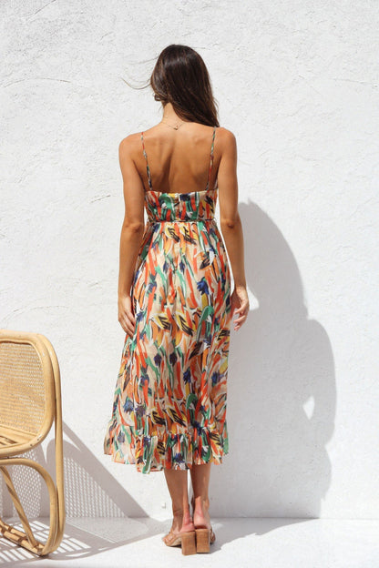 DORIA | Vestido estampado de temporada