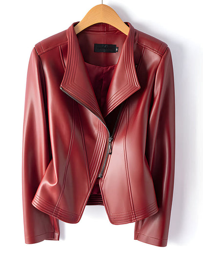 AURA | Chaqueta motera de piel