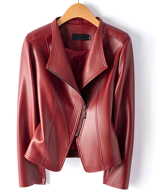 AURA | Chaqueta motera de piel