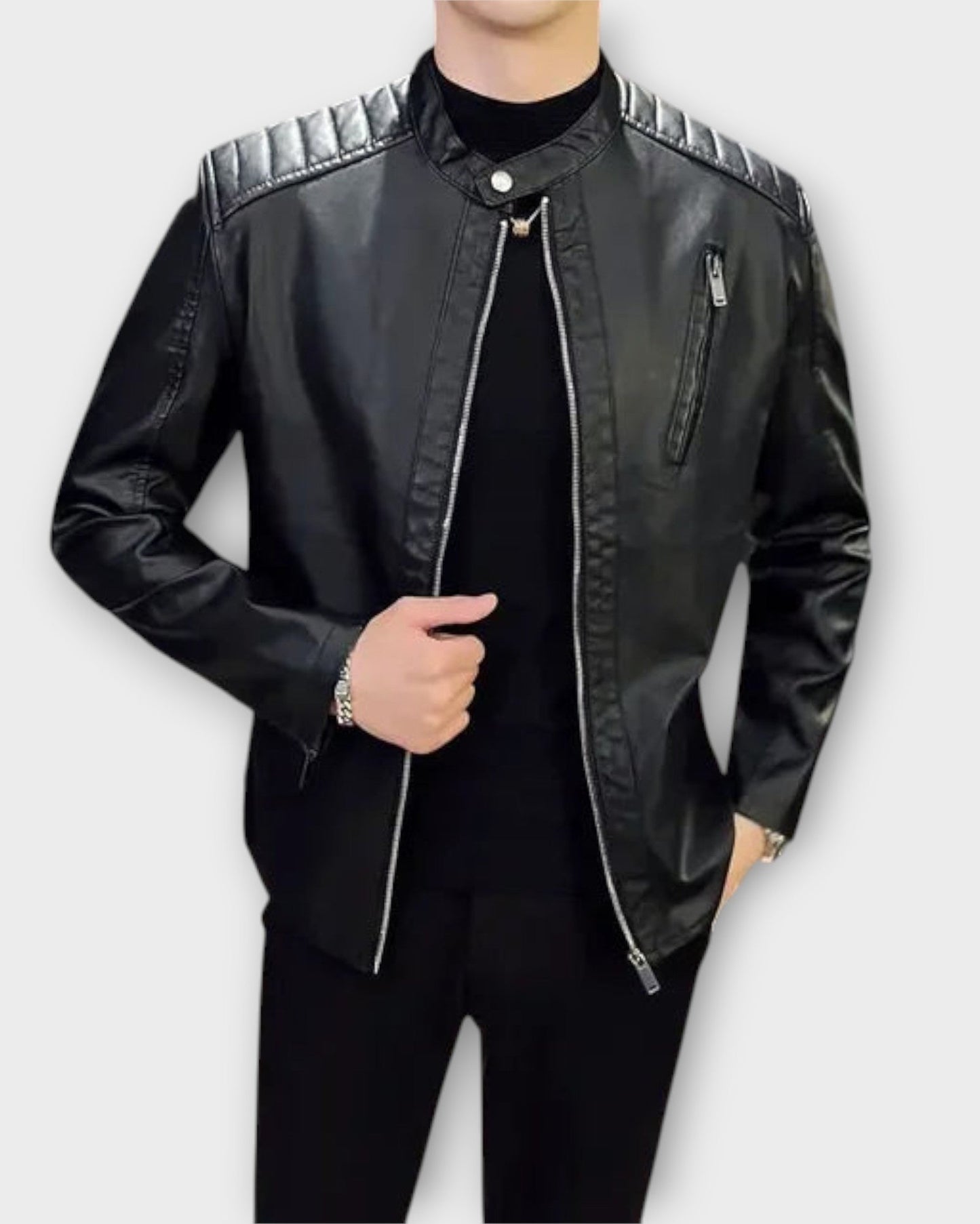 MATEO | Elegante Chaqueta de Cuero