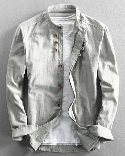 DORIO | Camisa con cuello mao de temporada
