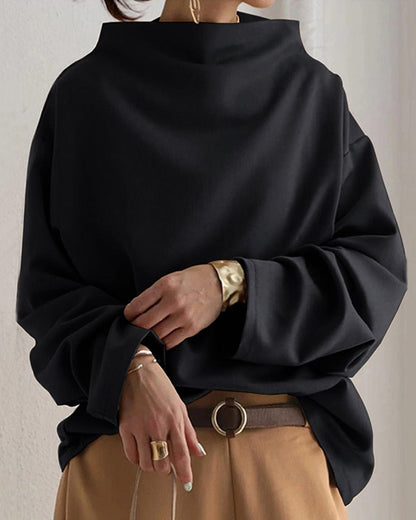 ELLY | Top suave de cuello alto