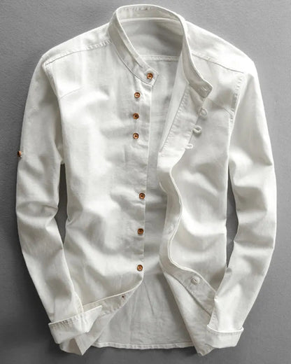 DORIO | Camisa con cuello mao de temporada
