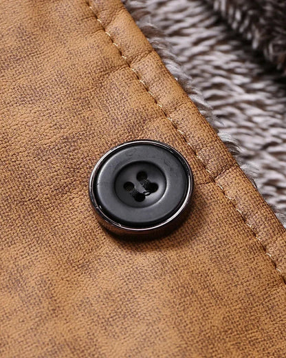 ALONSO | Abrigo clásico de ante