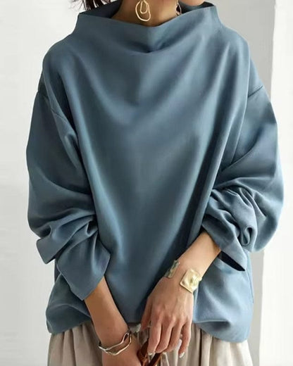 ELLY | Top suave de cuello alto