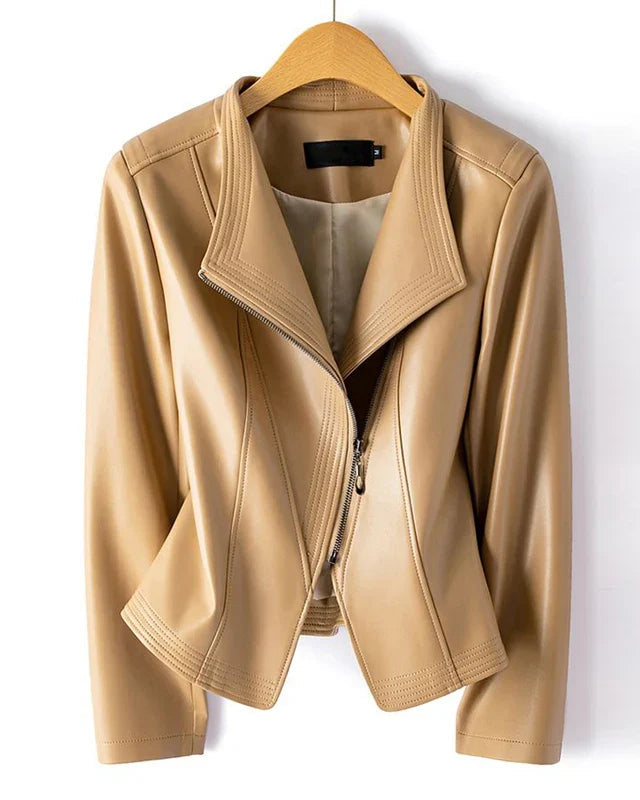 AURA | Chaqueta motera de piel