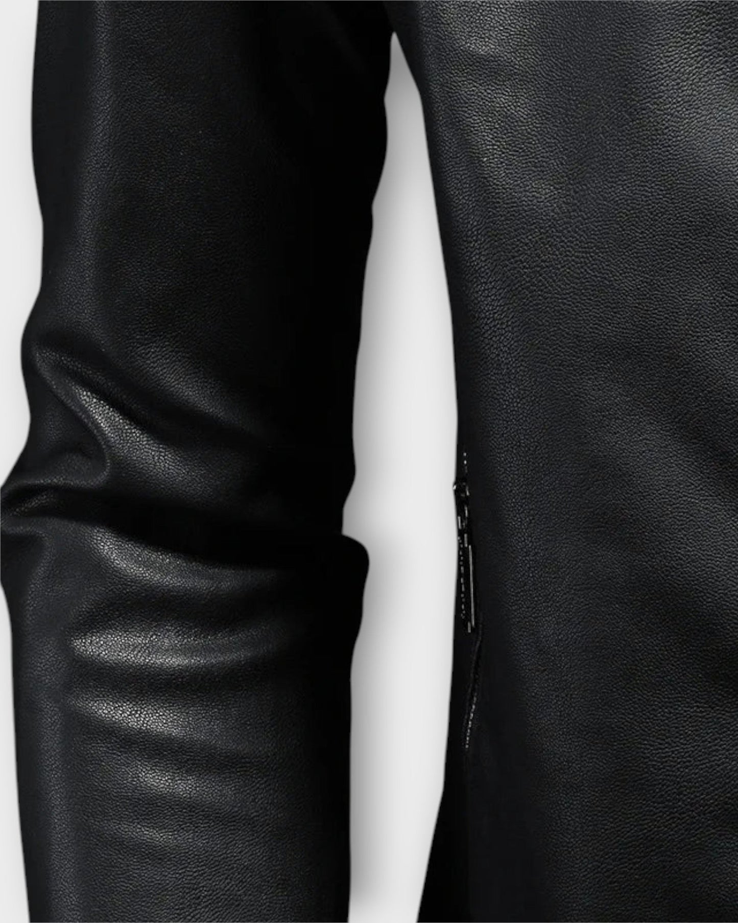 GUSTAVO | Chaqueta de cuero con cuello alto