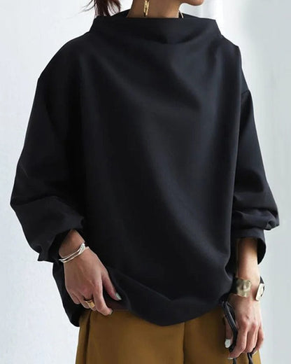 ELLY | Top suave de cuello alto
