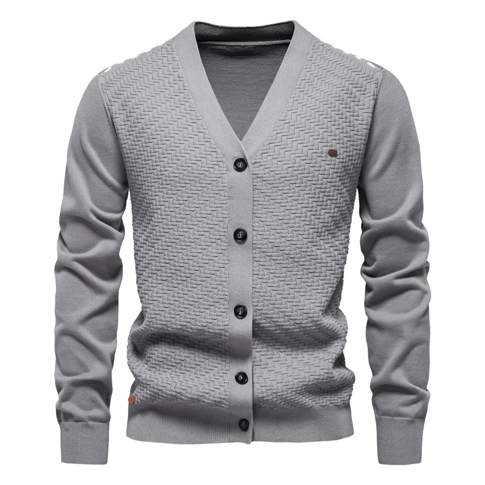 SCHNEIDER | Cardigan cálido para hombre con escote en V