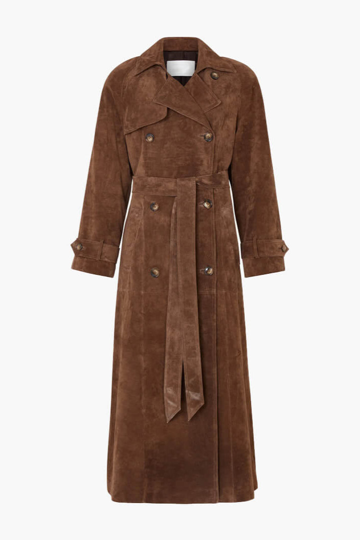 HARLOW | Trench aterciopelado
