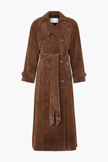 HARLOW | Trench aterciopelado