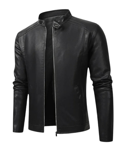SERGIO | Chaqueta de cuero elegante para motociclistas