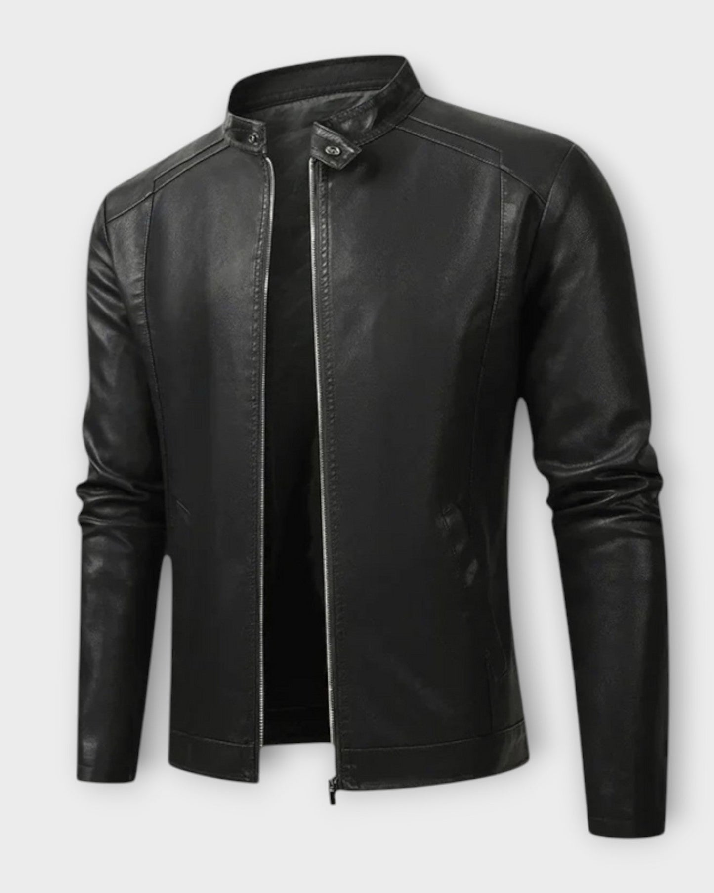 SERGIO | Chaqueta de cuero elegante para motociclistas