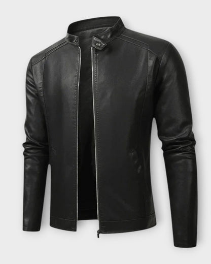 SERGIO | Chaqueta de cuero elegante para motociclistas