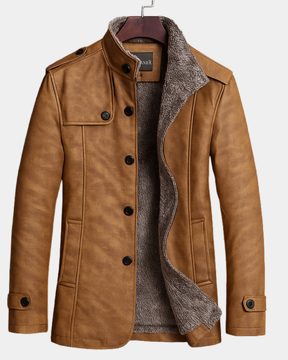 ALONSO | Abrigo clásico de ante