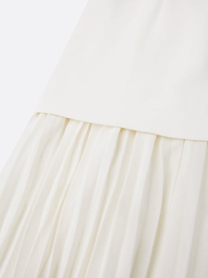 ELVIRA | Vestido largo plisado de diseño