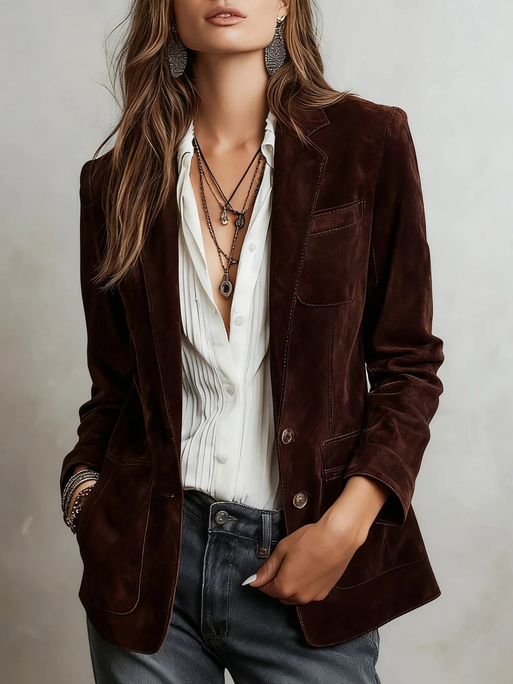 ARLET | Chaqueta vintage de ante