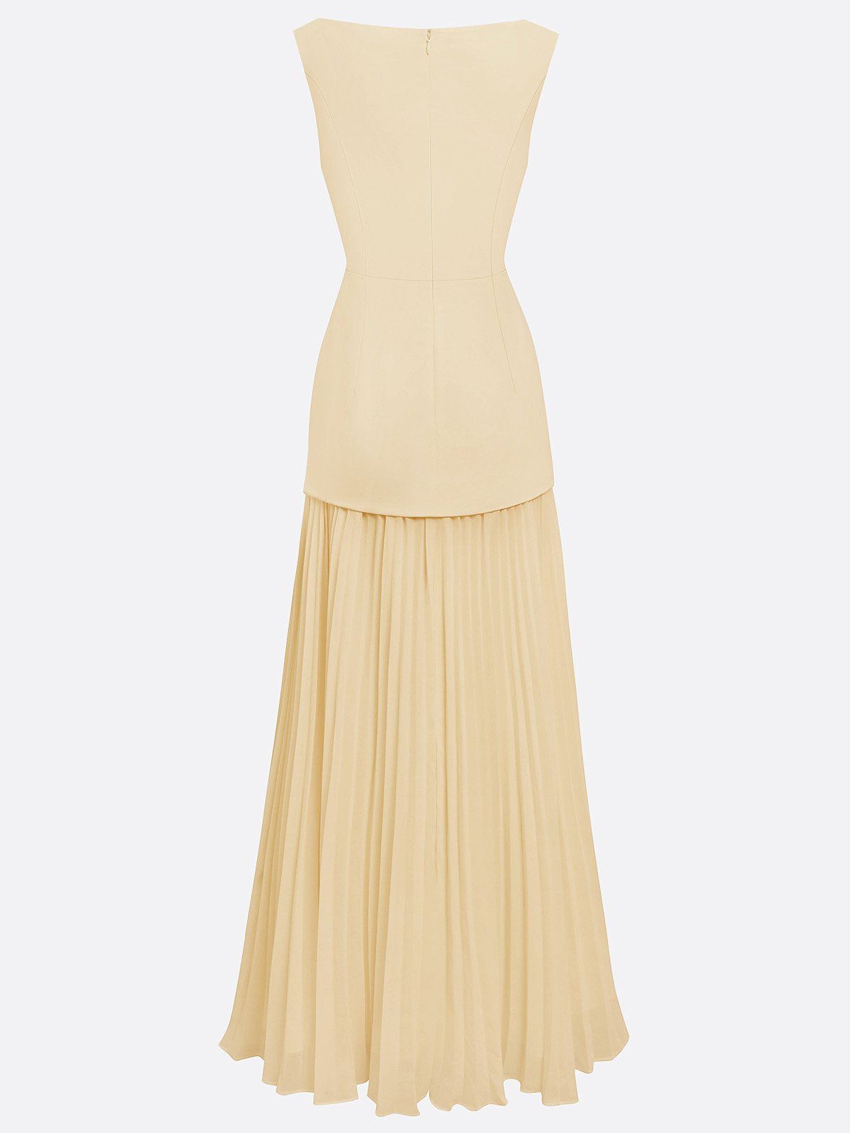 ELVIRA | Vestido largo plisado de diseño